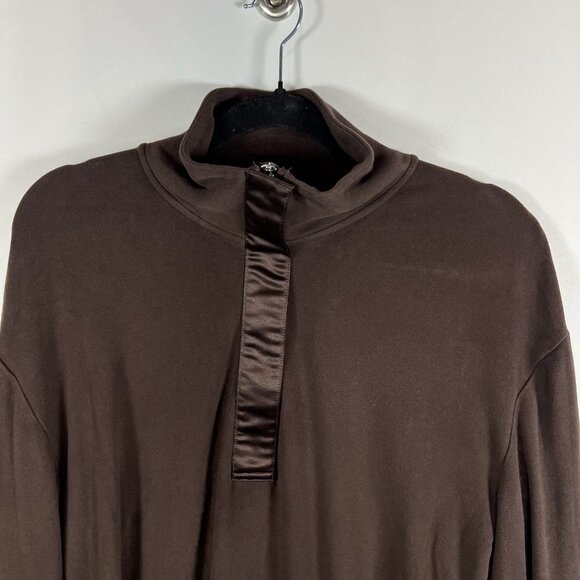 Varley Brown Roeder Half Zip Midlayer Sweat Top Women’s SMALL $138 Ath leisure - Picture 3 of 12